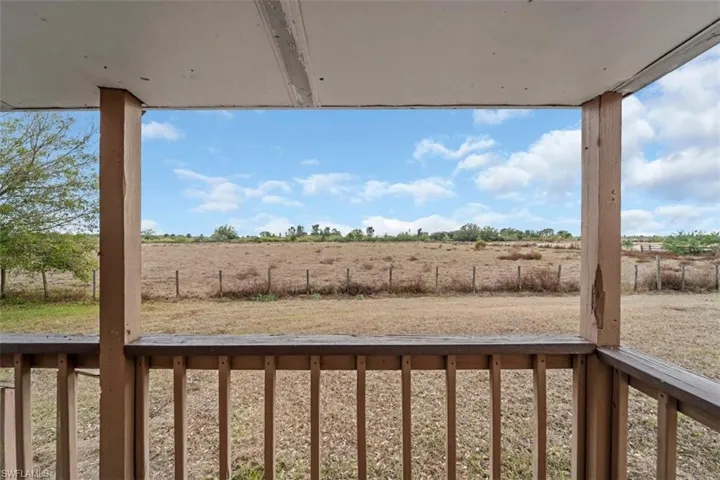 View of yard featuring a view of rural / pastoral area