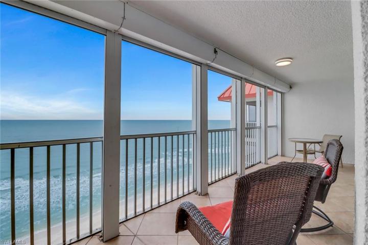 Fresh air balcony complete with electric hurricane shutters