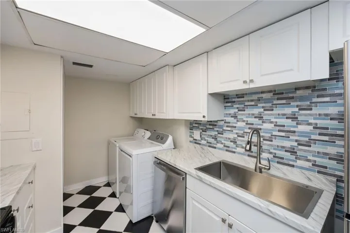 New deep sink and faucet