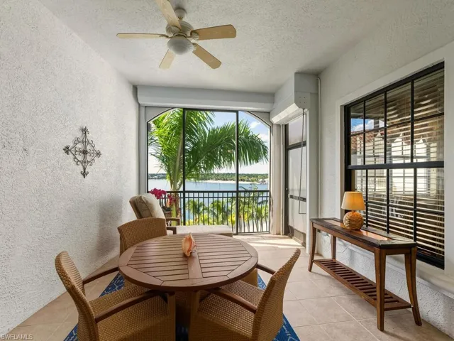 Screened balcony off living room/kitchen