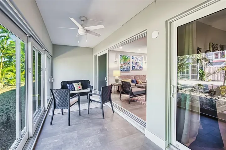 Living and primary bedroom exit onto lanai