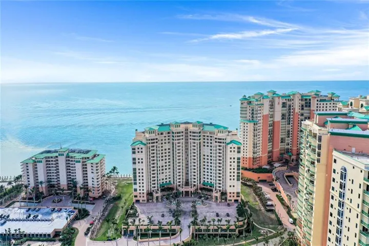 Birds eye view of property with a view of city and a water view