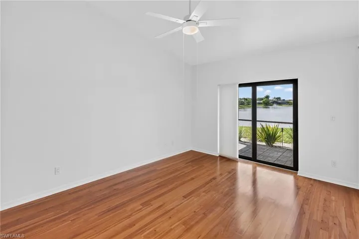 Master bedroom with lanai access