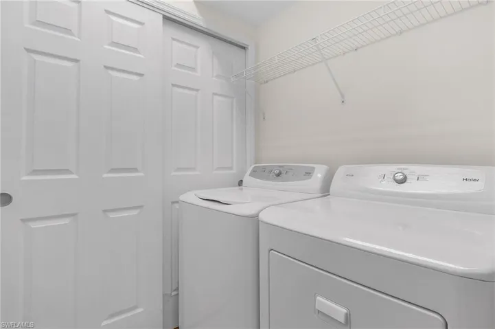 Laundry room, utility closet