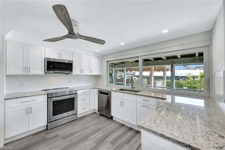 Plenty of room for two chefs in this open concept kitchen!