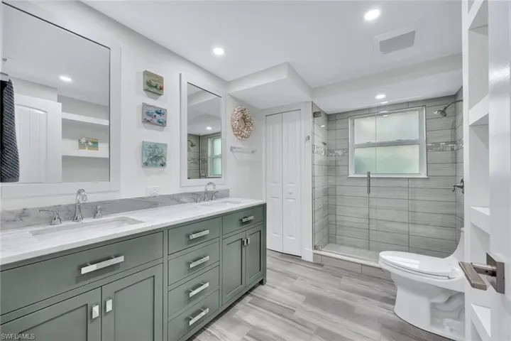 Guest bathroom is beautifully updated!
