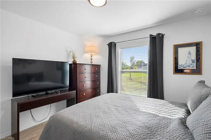 Bedroom featuring light wood finished floors