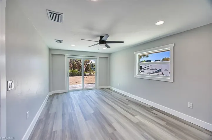 Pirmary Bedroom with impact window and sliders