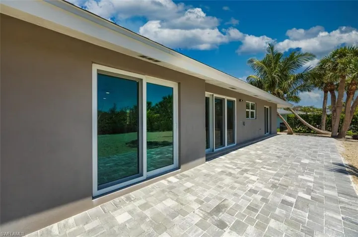 View of Open Patio.  Room for a pool