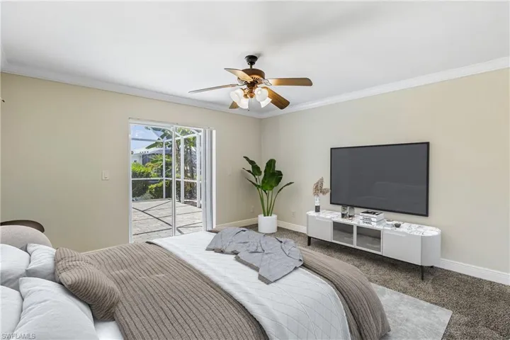 Virtually Staged Primary Bedroom