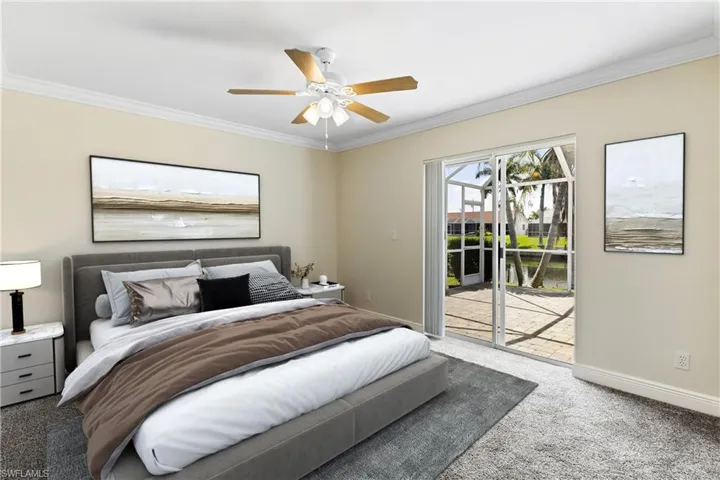 Virtually Staged Bedroom