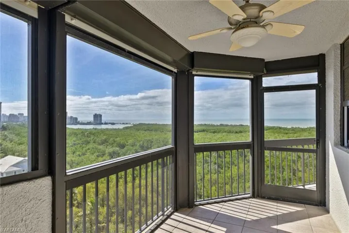 Screened Balcony area off Primary Bedroom