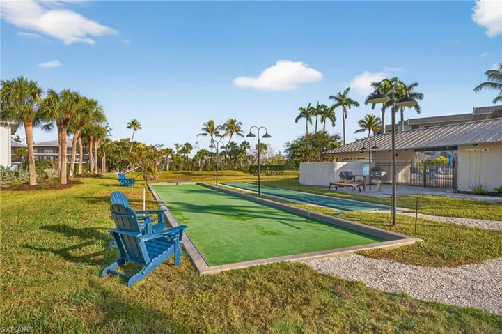 Bocce Ball Court and Grills