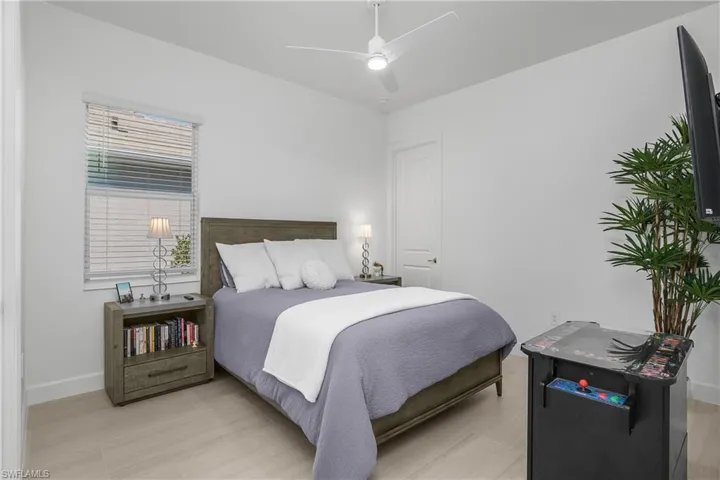 Guest bedroom #2 - All guest bedrooms all sit on the opposite side of the home from the primary, giving guests their own private space.