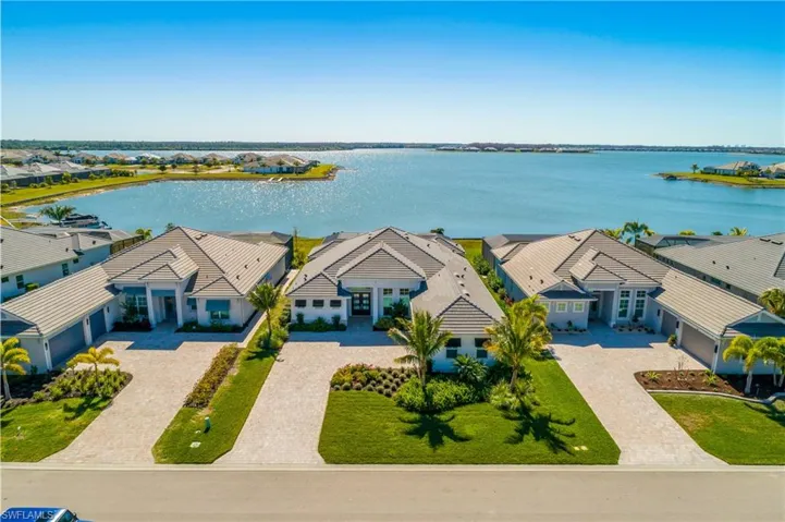 This home is perfectly situated with coveted southern exposure, offering sunrises and sunsets daily, and has one of the LONGEST lake views in the community!