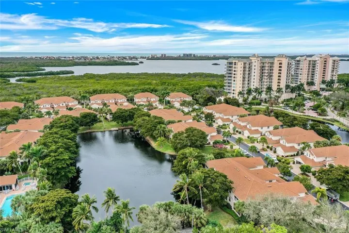 Aerial View of Bay Pointe at Bonita Bay