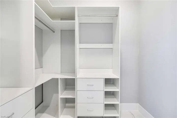 View of spacious closet