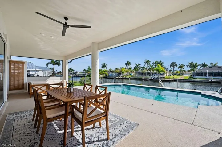 Large covered lanai