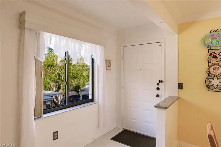 Spacious interior entry with lovely view and natural sunlight