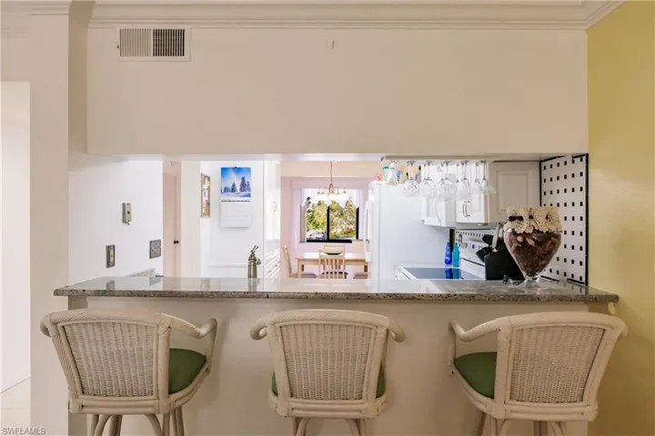 Bar area looking into Kitchen