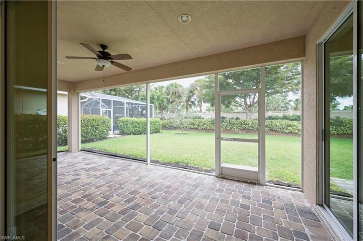 Screened lanai