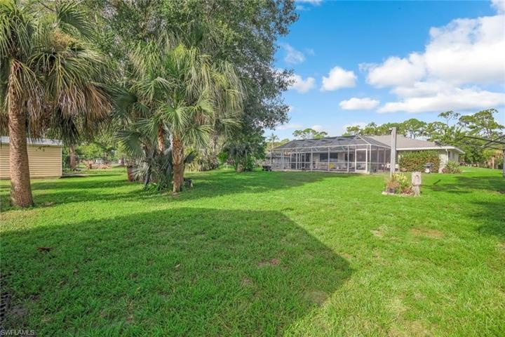 Over 1/2 acre with plenty of backyard