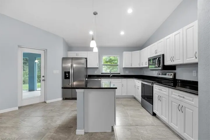 Kitchen and dining area