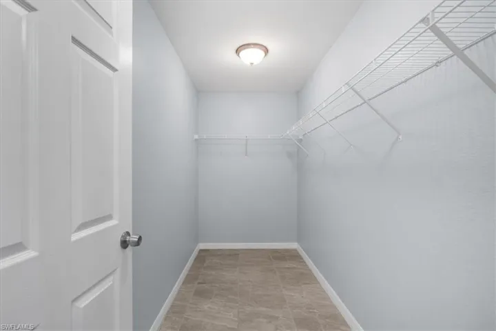 Oversized closet