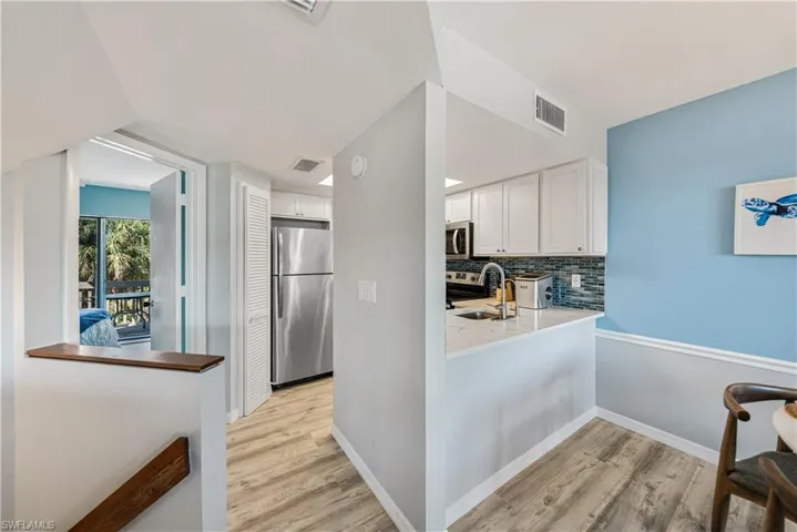 View to Kitchen and the Main Bedroom