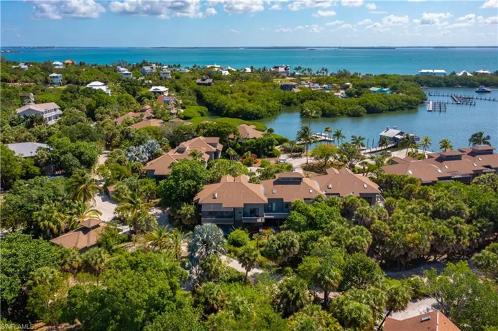 Birds eye view of property pre Ian. New Drone Photos Coming Soon!