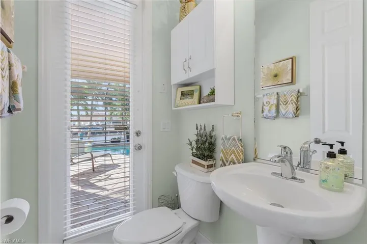 Bathroom featuring toilet and sink