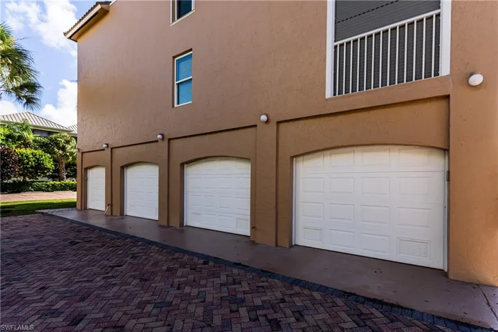 side view of garage