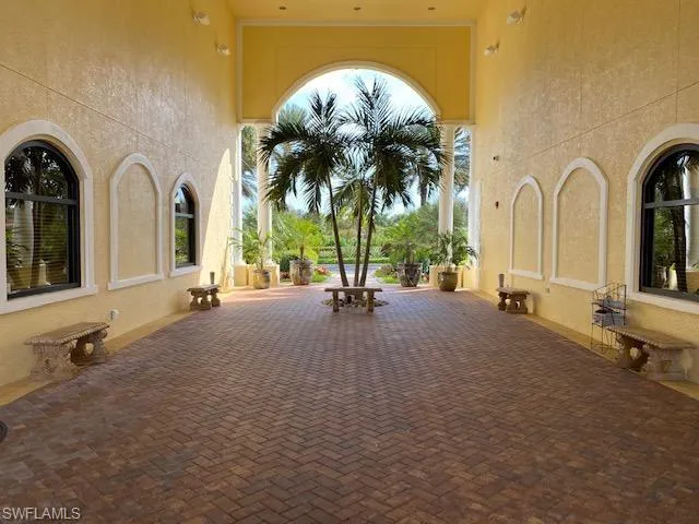 View of patio