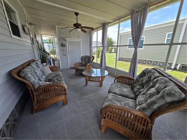 The screened porch is a perfect place to enjoy your morning coffee or the evening breezes