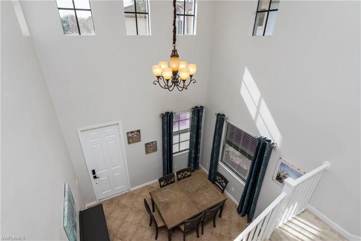 Very tall ceiling with a lot of natural light