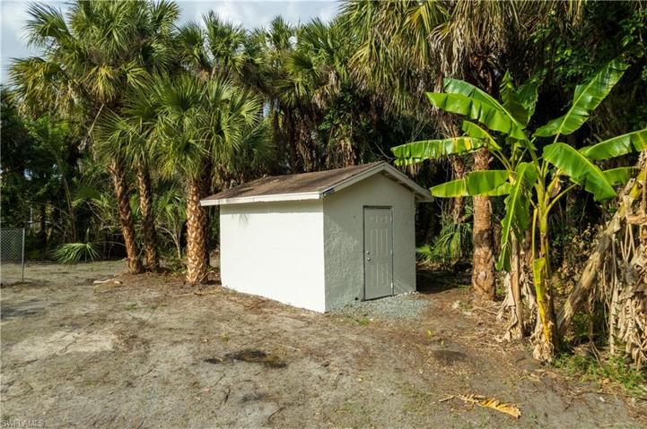 Back shed and well pump house