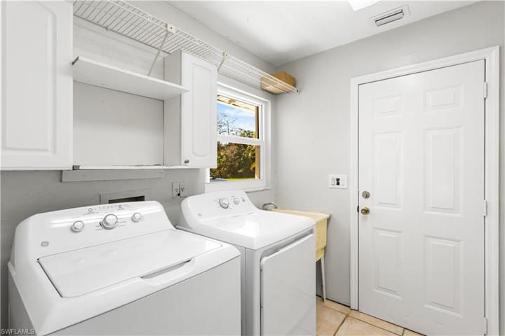 Laundry Room leads directly to the garage