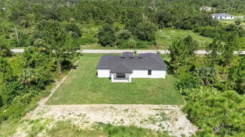 View from above of property