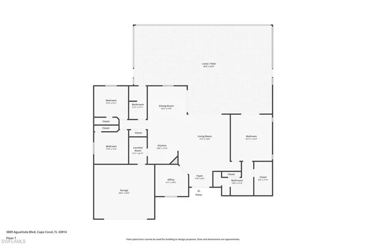3809 Agualinda Blvd, Cape Coral, Florida 33914