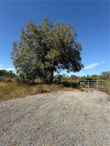 View of yard with a rural view