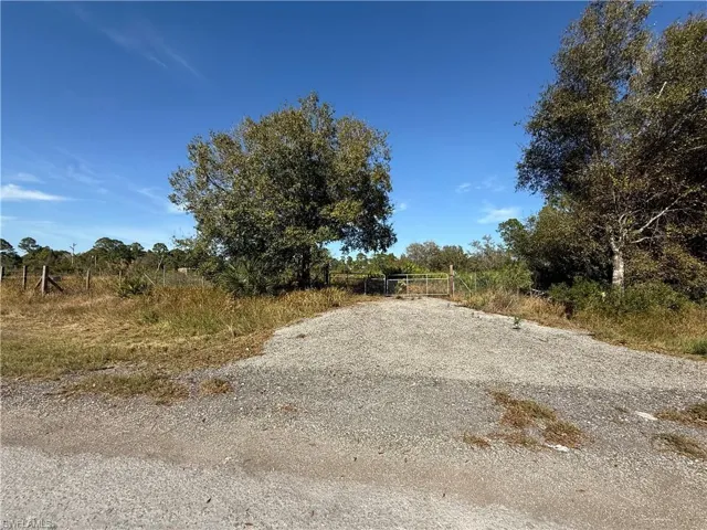 View of road with a rural view