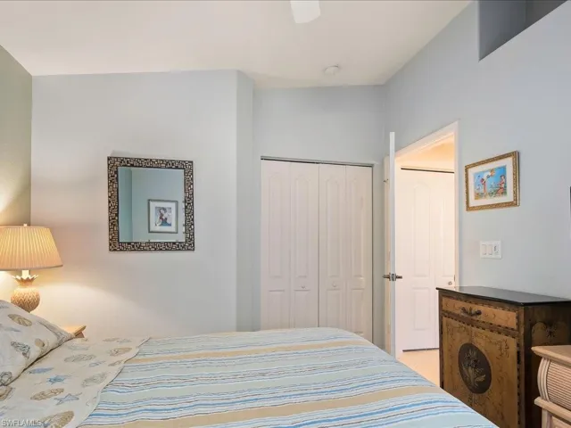 Bedroom with a closet