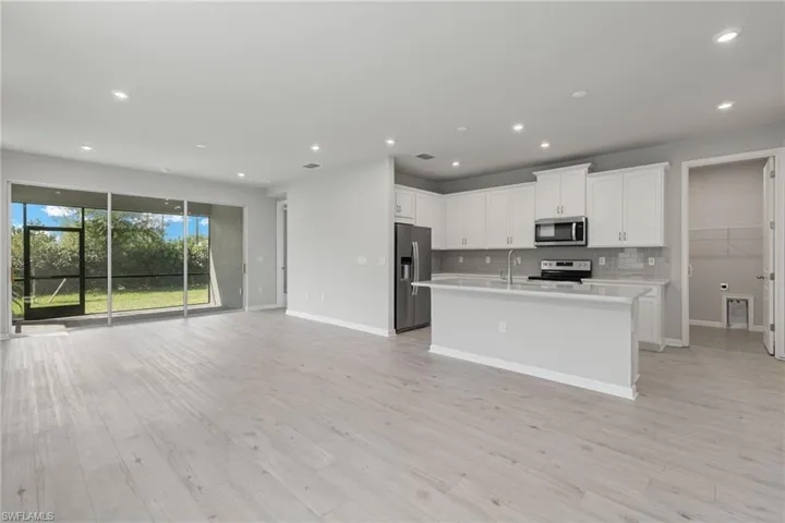 Dining View of Kitchen and Great Room