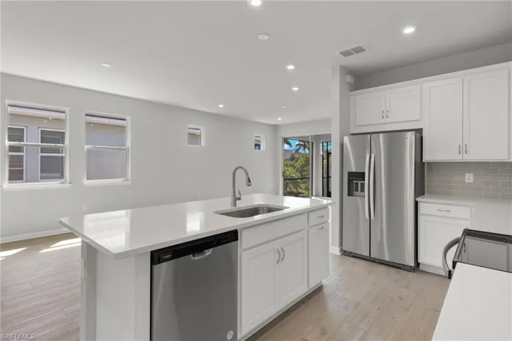 Kitchen View of Dining, Great Room