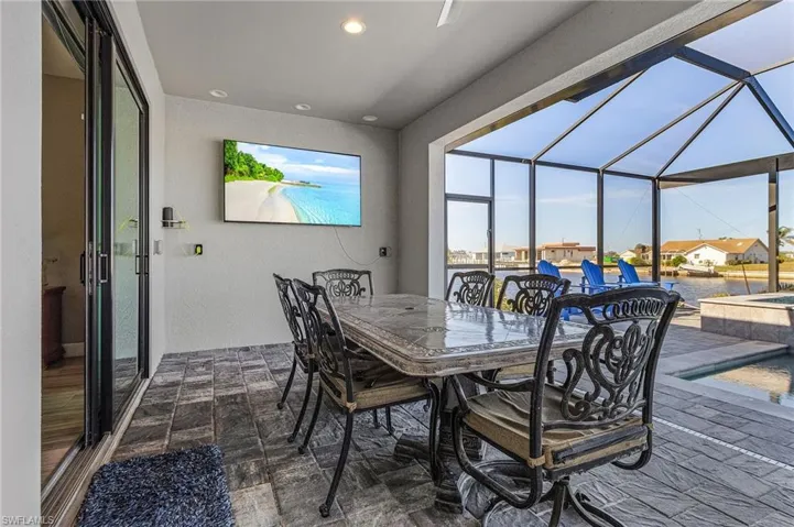 View of dining area