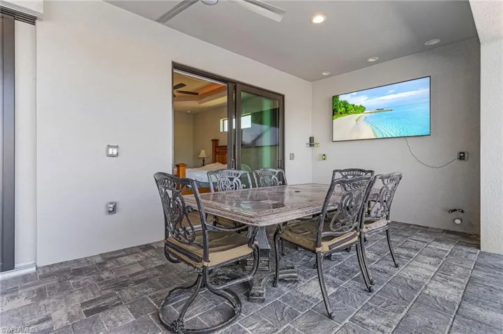 View of dining area