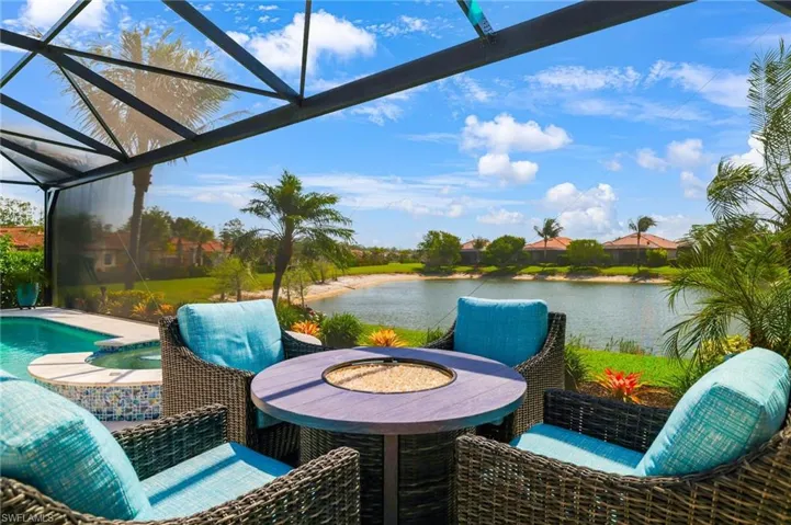 Fire Table and Lake Views!