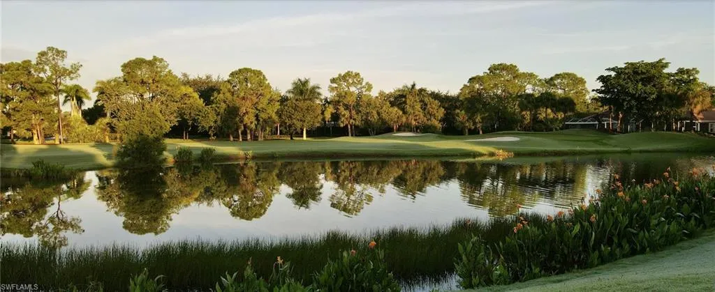 Property view of water featuring view of golf course