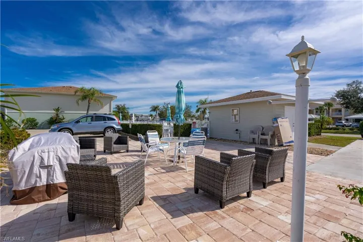 View of patio