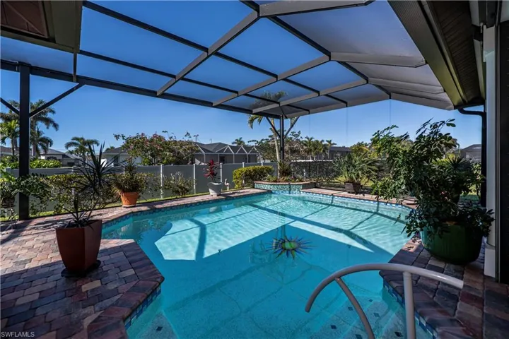 Heated, salt water pool